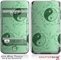 iPod Touch 2G & 3G Skin Kit Feminine Yin Yang Green