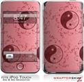 iPod Touch 2G & 3G Skin Kit Feminine Yin Yang Red