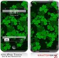 iPod Touch 2G & 3G Skin Kit St Patricks Clover Confetti