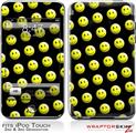 iPod Touch 2G & 3G Skin Kit Smileys on Black