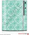 Sony PS3 Skin Wavey Seafoam Green