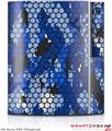 Sony PS3 Skin HEX Mesh Camo 01 Blue Bright