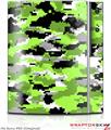 Sony PS3 Skin WraptorCamo Digital Camo Neon Green