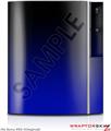 Sony PS3 Skin Smooth Fades Blue Black