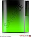Sony PS3 Skin Smooth Fades Green Black