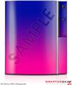 Sony PS3 Skin Smooth Fades Hot Pink Blue