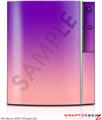 Sony PS3 Skin Smooth Fades Pink Purple