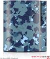 Sony PS3 Skin WraptorCamo Old School Camouflage Camo Navy