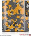 Sony PS3 Skin WraptorCamo Old School Camouflage Camo Orange