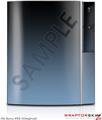 Sony PS3 Skin Smooth Fades Blue Dust Black