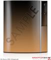 Sony PS3 Skin Smooth Fades Bronze Black