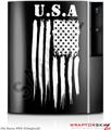 Sony PS3 Skin Brushed USA American Flag USA