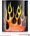 Sony PS3 Skin Metal Flames