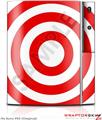 Sony PS3 Skin Bullseye Red and White