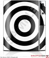 Sony PS3 Skin Bullseye Black and White