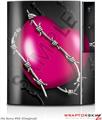 Sony PS3 Skin Barbwire Heart Hot Pink