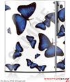 Sony PS3 Skin Butterflies Blue