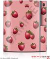 Sony PS3 Skin Strawberries on Pink