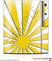 Sony PS3 Skin Rising Sun Japanese Flag Yellow