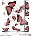 Sony PS3 Skin Butterflies Pink