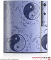 Sony PS3 Skin Feminine Yin Yang Blue