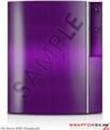 Sony PS3 Skin Simulated Brushed Metal Purple