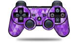 Triangle Mosaic Purple - Decal Style Skin fits Sony PS3 Controller (CONTROLLER NOT INCLUDED)
