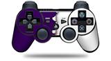 Ripped Colors Purple White - Decal Style Skin fits Sony PS3 Controller (CONTROLLER NOT INCLUDED)