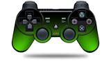 Smooth Fades Green Black - Decal Style Skin fits Sony PS3 Controller (CONTROLLER NOT INCLUDED)