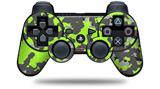 WraptorCamo Old School Camouflage Camo Lime Green - Decal Style Skin fits Sony PS3 Controller (CONTROLLER NOT INCLUDED)