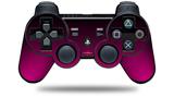 Smooth Fades Hot Pink Black - Decal Style Skin compatible with Sony PS3 Controller (CONTROLLER NOT INCLUDED)