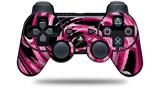 Alecias Swirl 02 Hot Pink - Decal Style Skin fits Sony PS3 Controller (CONTROLLER NOT INCLUDED)