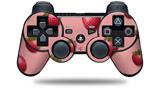 Strawberries on Pink - Decal Style Skin fits Sony PS3 Controller (CONTROLLER NOT INCLUDED)