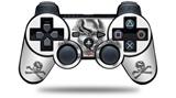 Chrome Skull on White - Decal Style Skin fits Sony PS3 Controller (CONTROLLER NOT INCLUDED)