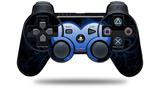 Glass Heart Grunge Blue - Decal Style Skin fits Sony PS3 Controller (CONTROLLER NOT INCLUDED)
