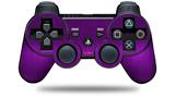 Simulated Brushed Metal Purple - Decal Style Skin fits Sony PS3 Controller (CONTROLLER NOT INCLUDED)