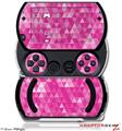 Triangle Mosaic Fuchsia - Decal Style Skins (fits Sony PSPgo)