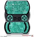 Triangle Mosaic Seafoam Green - Decal Style Skins (fits Sony PSPgo)