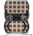 Squared Chocolate Brown - Decal Style Skins (fits Sony PSPgo)