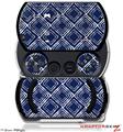 Wavey Navy Blue - Decal Style Skins (fits Sony PSPgo)