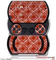 Wavey Red Dark - Decal Style Skins (fits Sony PSPgo)