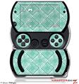 Wavey Seafoam Green - Decal Style Skins (fits Sony PSPgo)