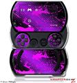 Halftone Splatter Hot Pink Purple - Decal Style Skins (fits Sony PSPgo)