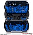 HEX Blue - Decal Style Skins (fits Sony PSPgo)