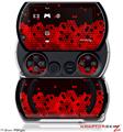 HEX Red - Decal Style Skins (fits Sony PSPgo)