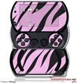 Zebra Skin Pink - Decal Style Skins (fits Sony PSPgo)