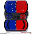 Ripped Colors Blue Red - Decal Style Skins (fits Sony PSPgo)