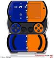 Ripped Colors Blue Orange - Decal Style Skins (fits Sony PSPgo)