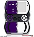Ripped Colors Purple White - Decal Style Skins (fits Sony PSPgo)