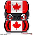 Canadian Canada Flag - Decal Style Skins (fits Sony PSPgo)